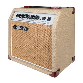 E-WAVE WA-15 Комбоусилитель для акустической гитары,1x6.5', 15 Вт E-WAVE WA-15 Комбоусилитель для акустической гитары,1x6.5', 15 Вт