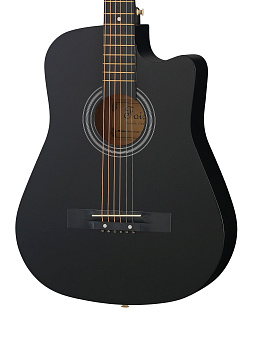 Foix FFG-3810C-BK - акустическая гитара, с вырезом, черная