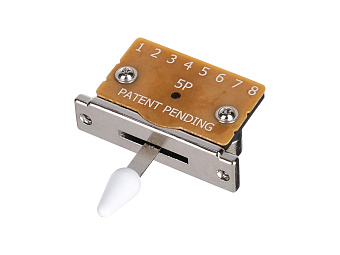 Paxphil LSW55 - переключатель 5-и позиционный, белый