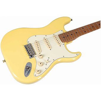 JET JS-300 VYW - электрогитара, Stratocaster, SSS, цвет винтажный желтый