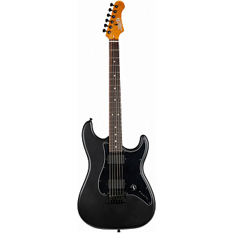 JET JS-400 MBK R - электрогитара, Stratocaster, корпус тополь, 22 лада, HH