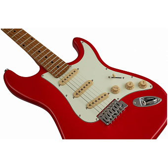 JET JS-200 RD - электрогитара, stratocaster, SSS, цвет красный