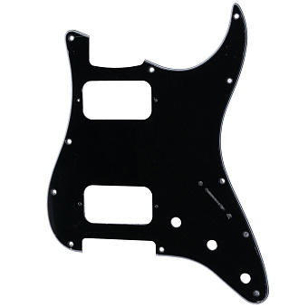 Musiclily MX2248BK - пикгард для электрогитары Fender Stratocaster HH, 3 слоя, черная
