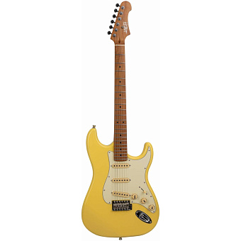 JET JS-300 VYW - электрогитара, Stratocaster, SSS, цвет винтажный желтый