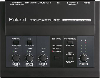 Roland UA-33 внешний аудиоинтерфейс USB (TRI-CAPTURE)