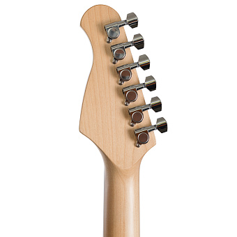 ROCKDALE Stars Plus HSS Maple Black Электрогитара, форма корпуса стратокастер, цвет черный.