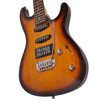 IBANEZ GIO GSA60 BS - электрогитара, корпус: агатис, гриф: клен, HSS Partsland, 5-поз. переключатель